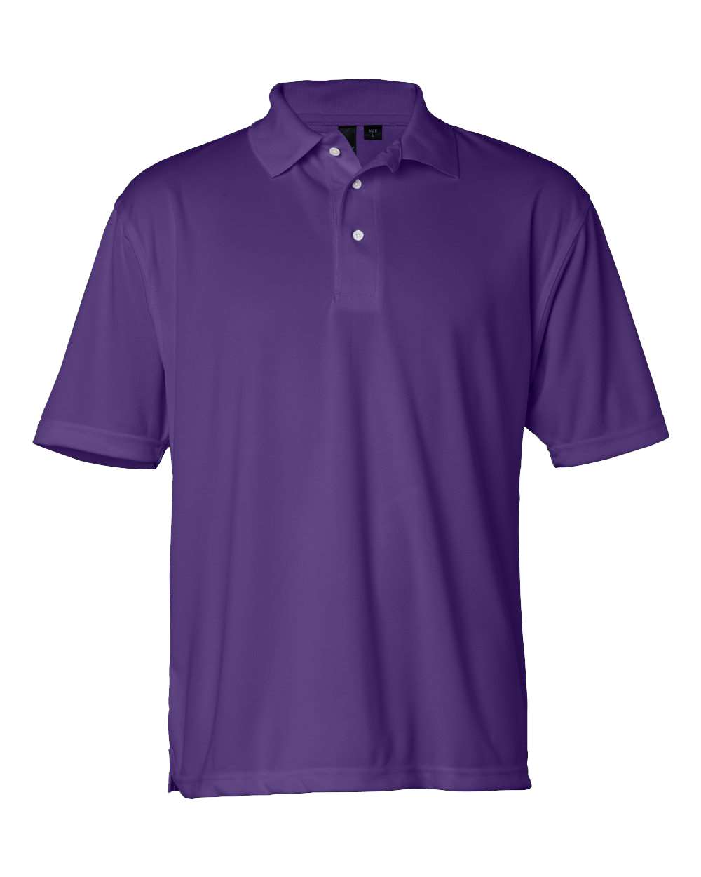 Front View of Purple Moisture Free Mesh Polo - 0469