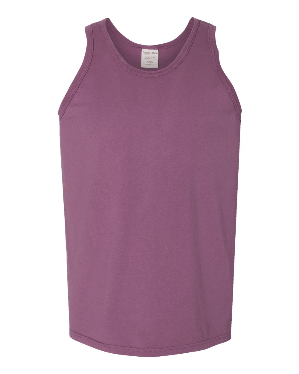 Front View of Purple Plum Raisin Garment-Dyed Unisex Tank Top - GDH300