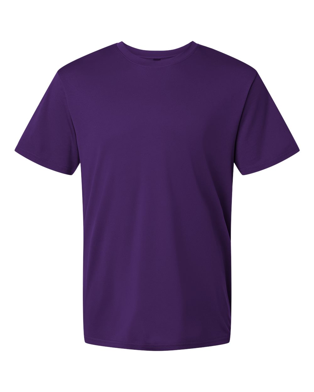 Front View of Purple Pro-Lock Performance T-Shirt - 48000