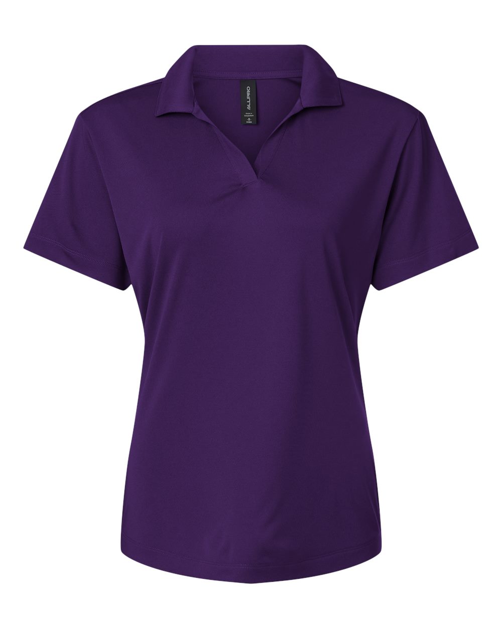 Front View of Purple Pro-Lock Women's Performance Polo - 41800L