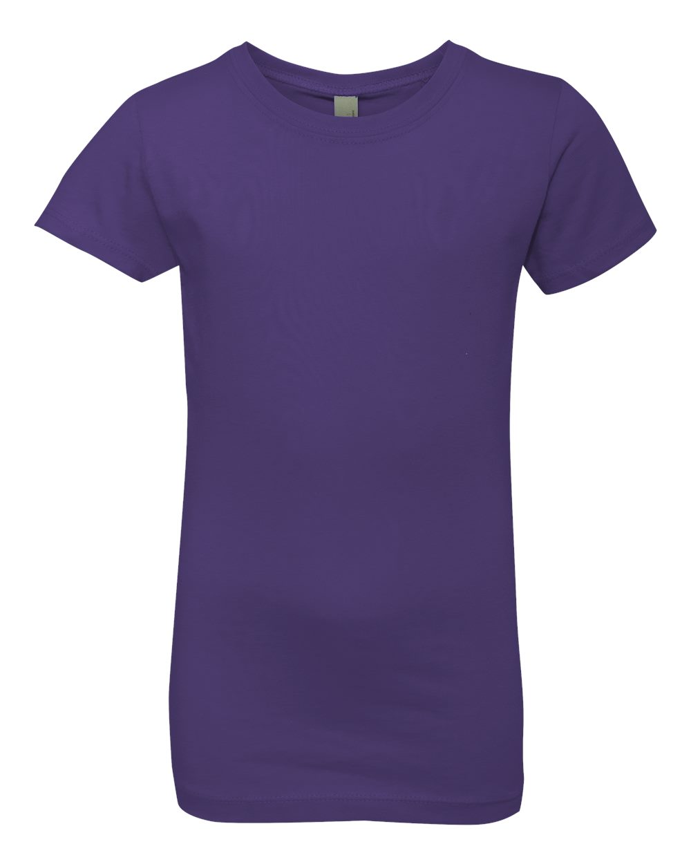 Front View of Purple Rush Girls’ Cotton Princess T-Shirt - 3710