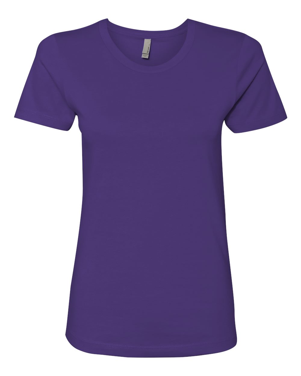 Front View of Purple Rush Women’s Cotton T-Shirt - 3900
