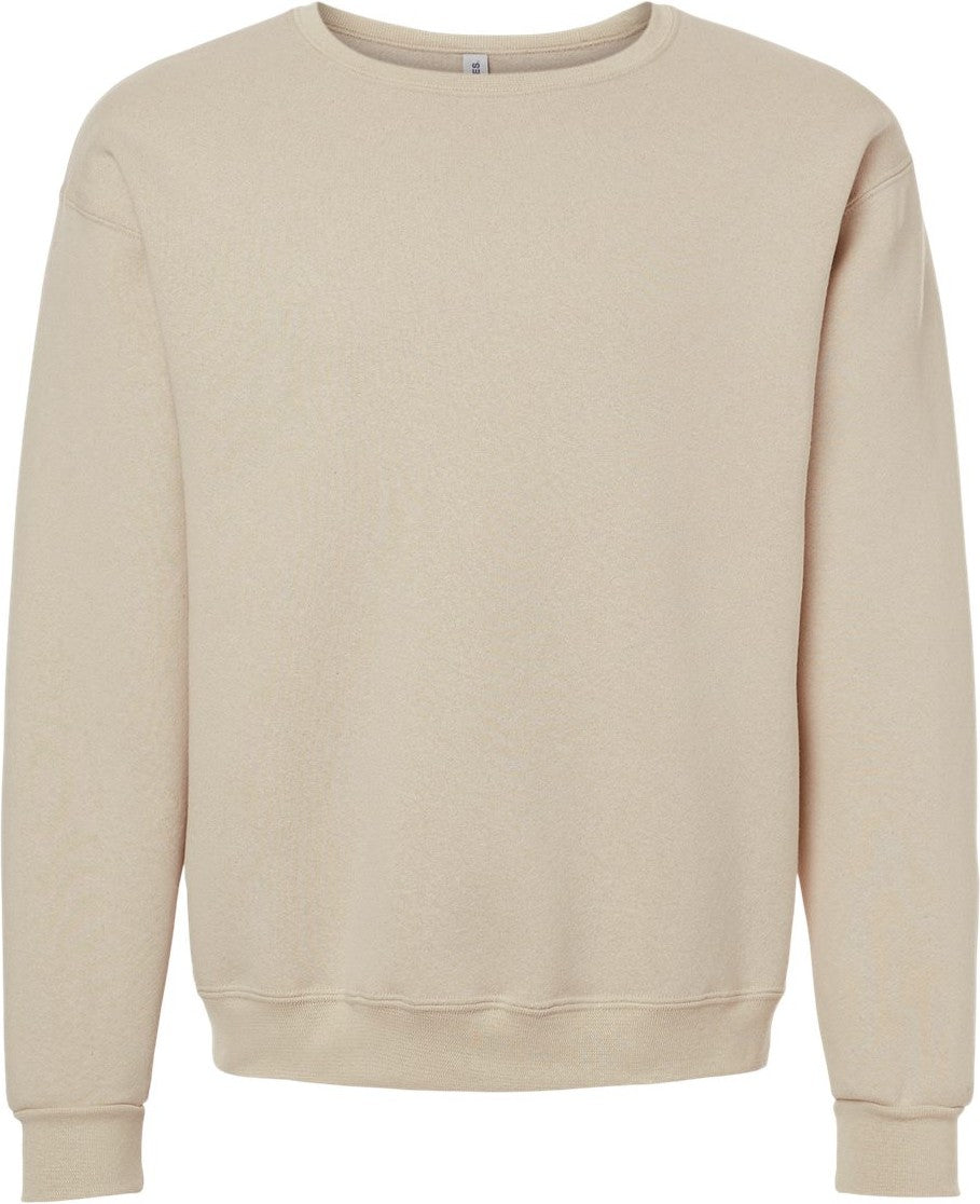 Front View of Putty Rugged Crewneck Sweatshirt - C12MR