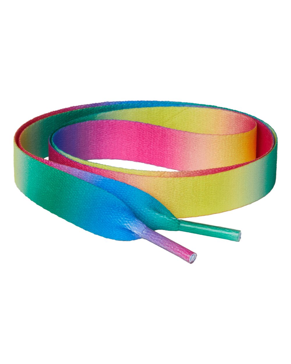 Front View of Rainbow Ombre Custom-Color Laces - 8831