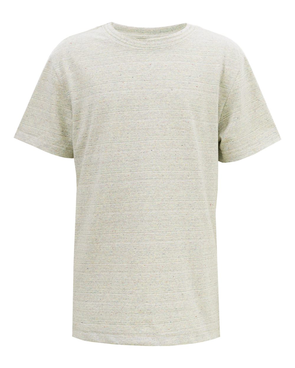 Front View of Rainbow Youth Eco T-Shirt - EY100