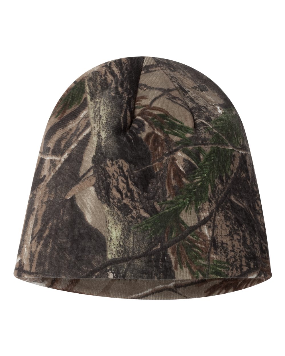 Front View of Realtree All Purpose 8" Licensed Camo Beanie - LCB08