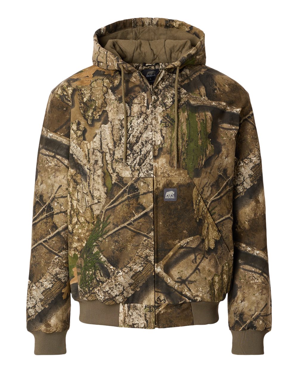 Front View of Realtree Apx Berne Heritage Hooded Jacket - HJ51