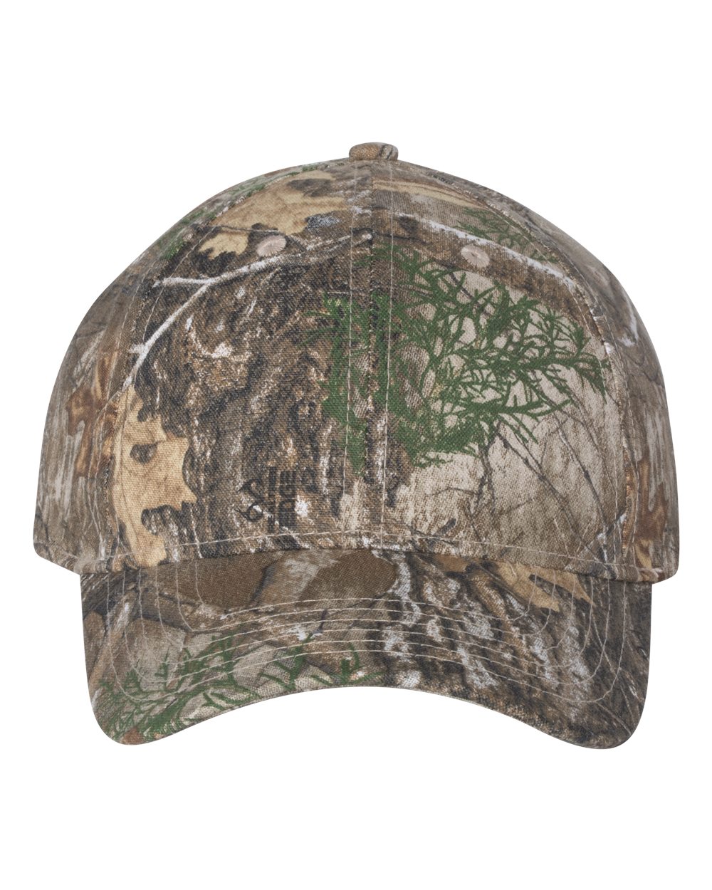 Front View of Realtree Edge Licensed Camo Cap - LC10