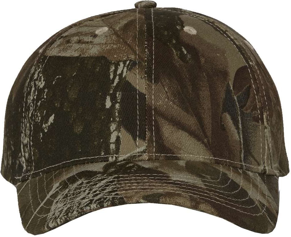 Front View of Realtree Hardwood HD Licensed Camo Hook-and-Loop Cap - LC15V