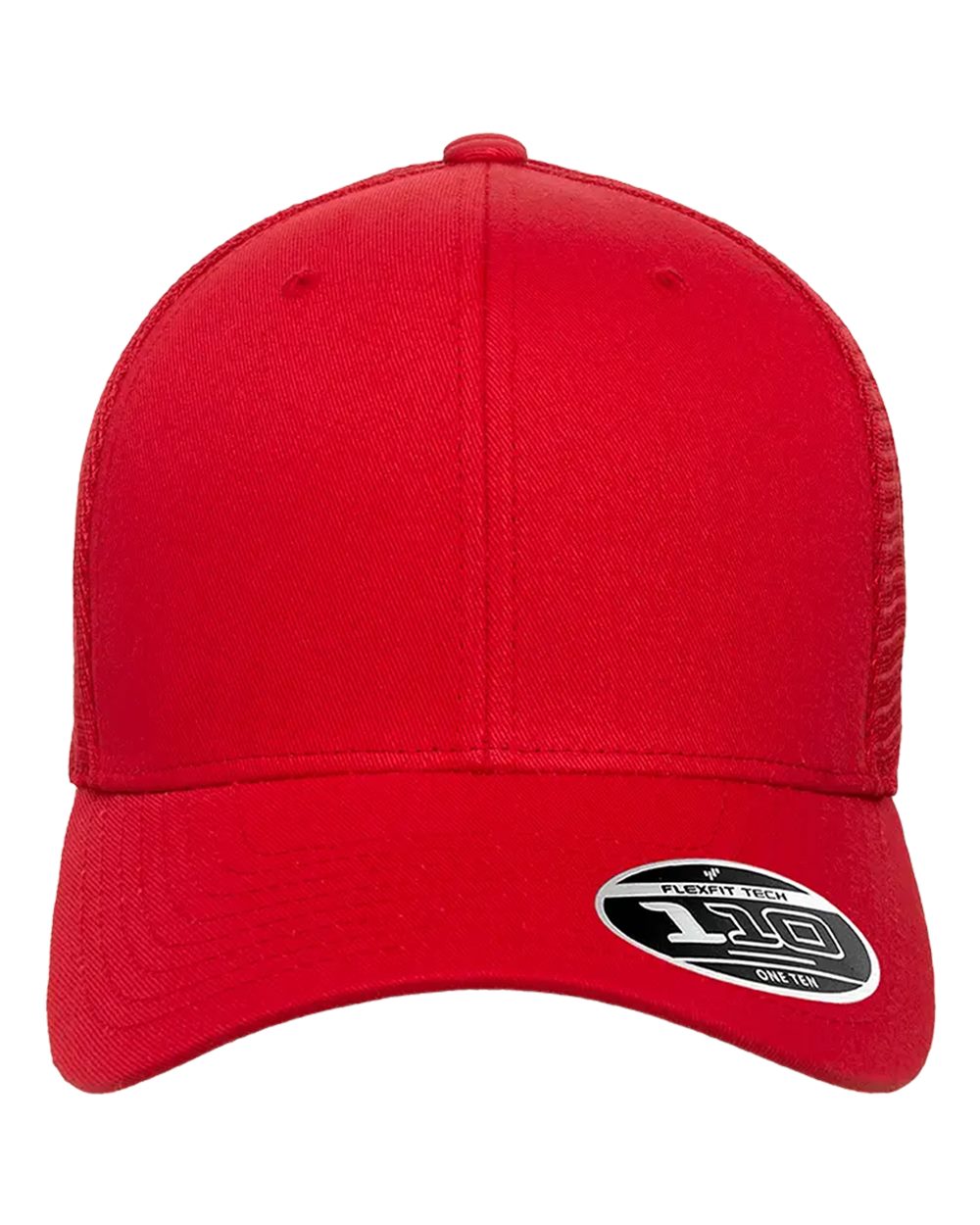 Front View of Red 110® Mesh-Back Cap - 110M