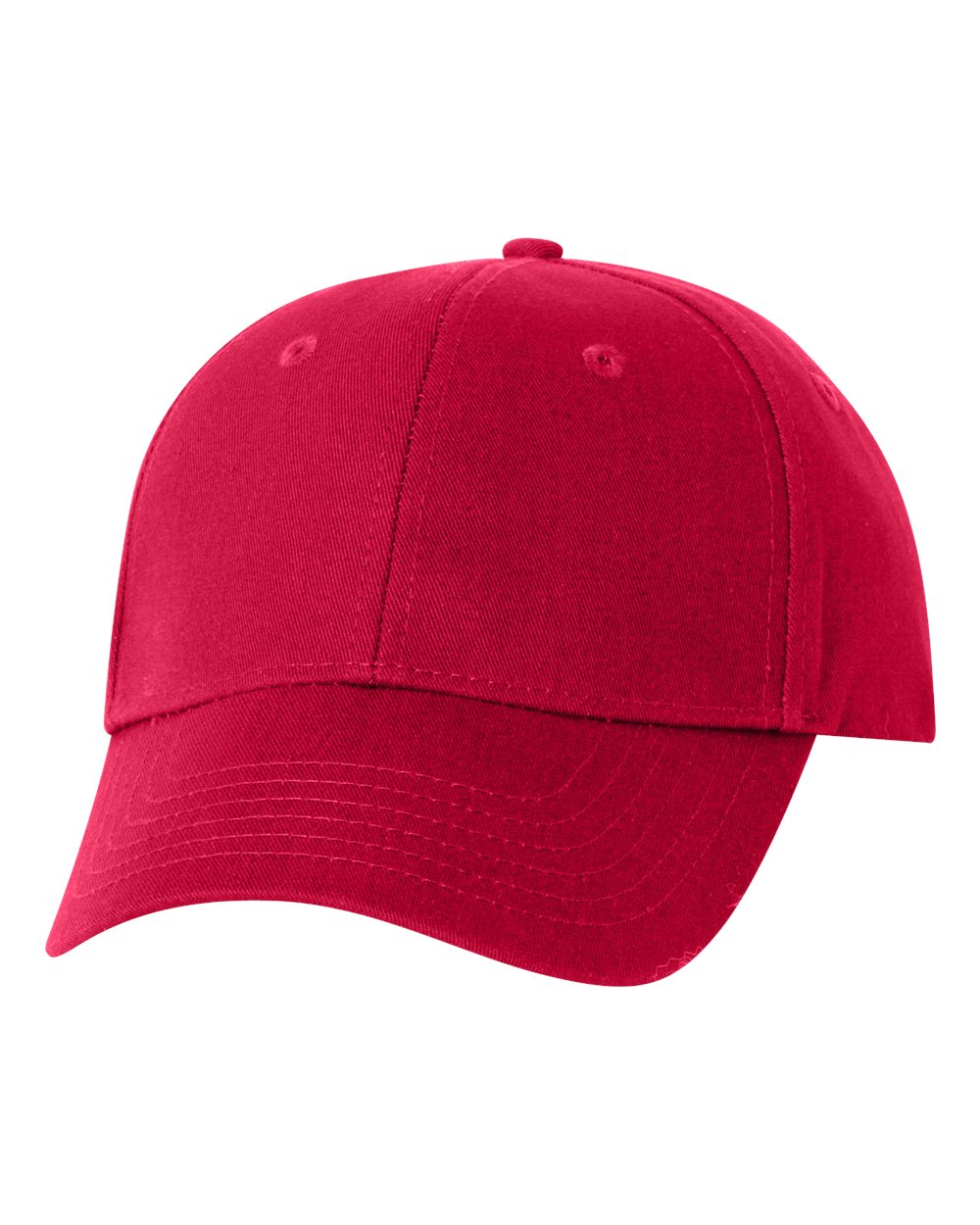 Front View of Red Chino Cap - VC600