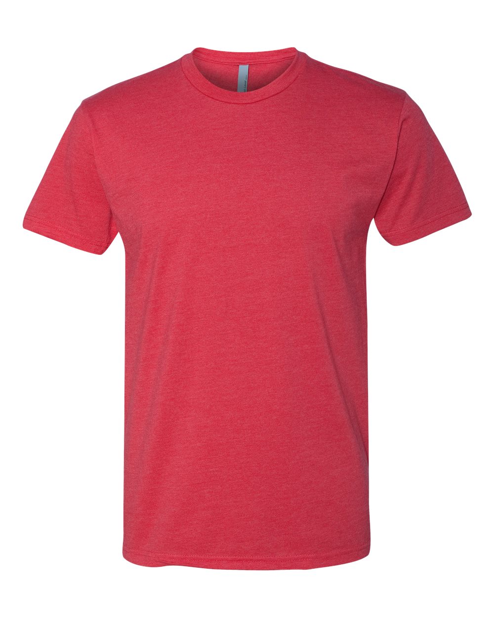 Front View of Red CVC T-Shirt - 6210