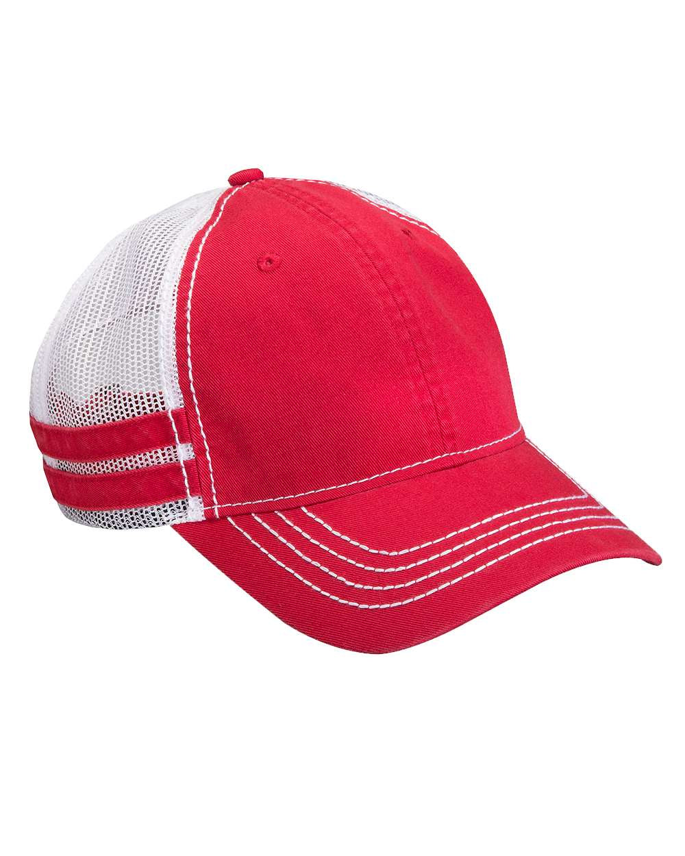Front View of Red Heritage Cap - HT102