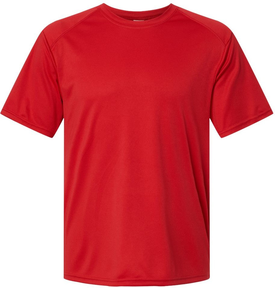 Front View of Red Islander Performance T-Shirt - 200