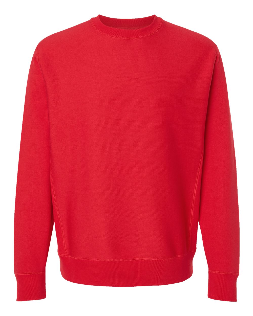 Front View of Red Legend - Premium Heavyweight Cross-Grain Crewneck Sweatshirt - IND5000C