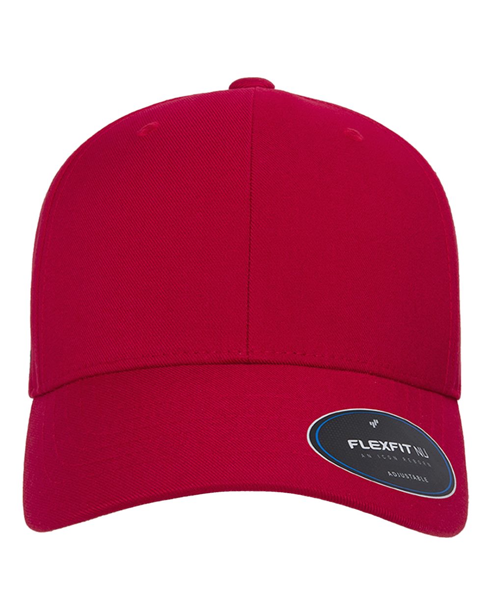 Front View of Red NU® Adjustable Cap - 6110NU