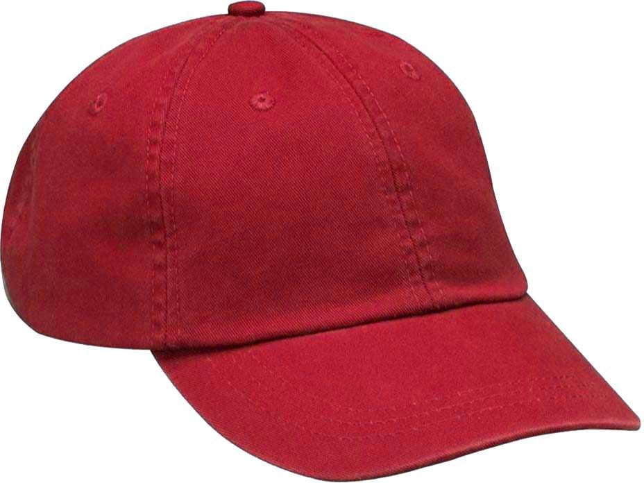 Front View of Red Optimum II True Color Cap - LP104