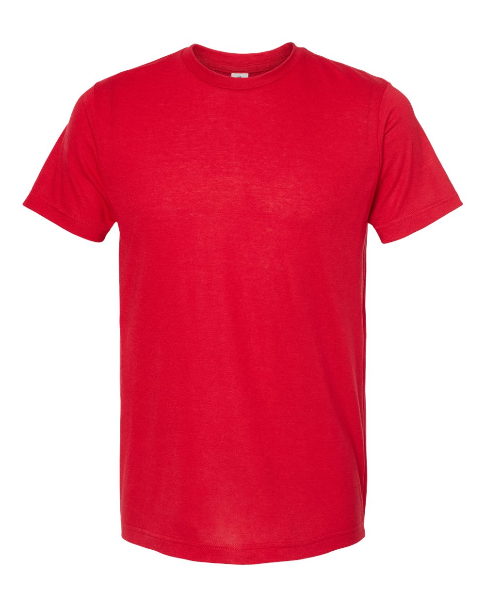 Front View of Red Poly-Rich T-Shirt - 241