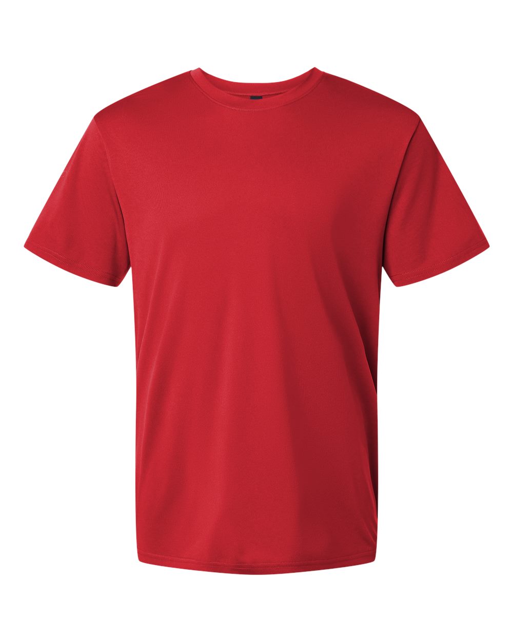 Front View of Red Pro-Lock Performance T-Shirt - 48000