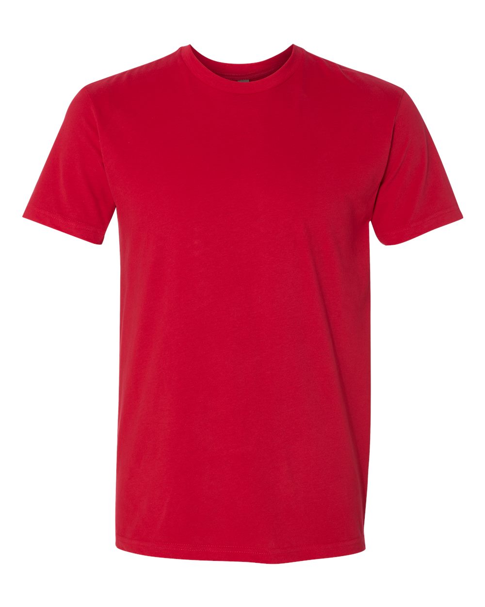 Front View of Red Sueded T-Shirt - 6410