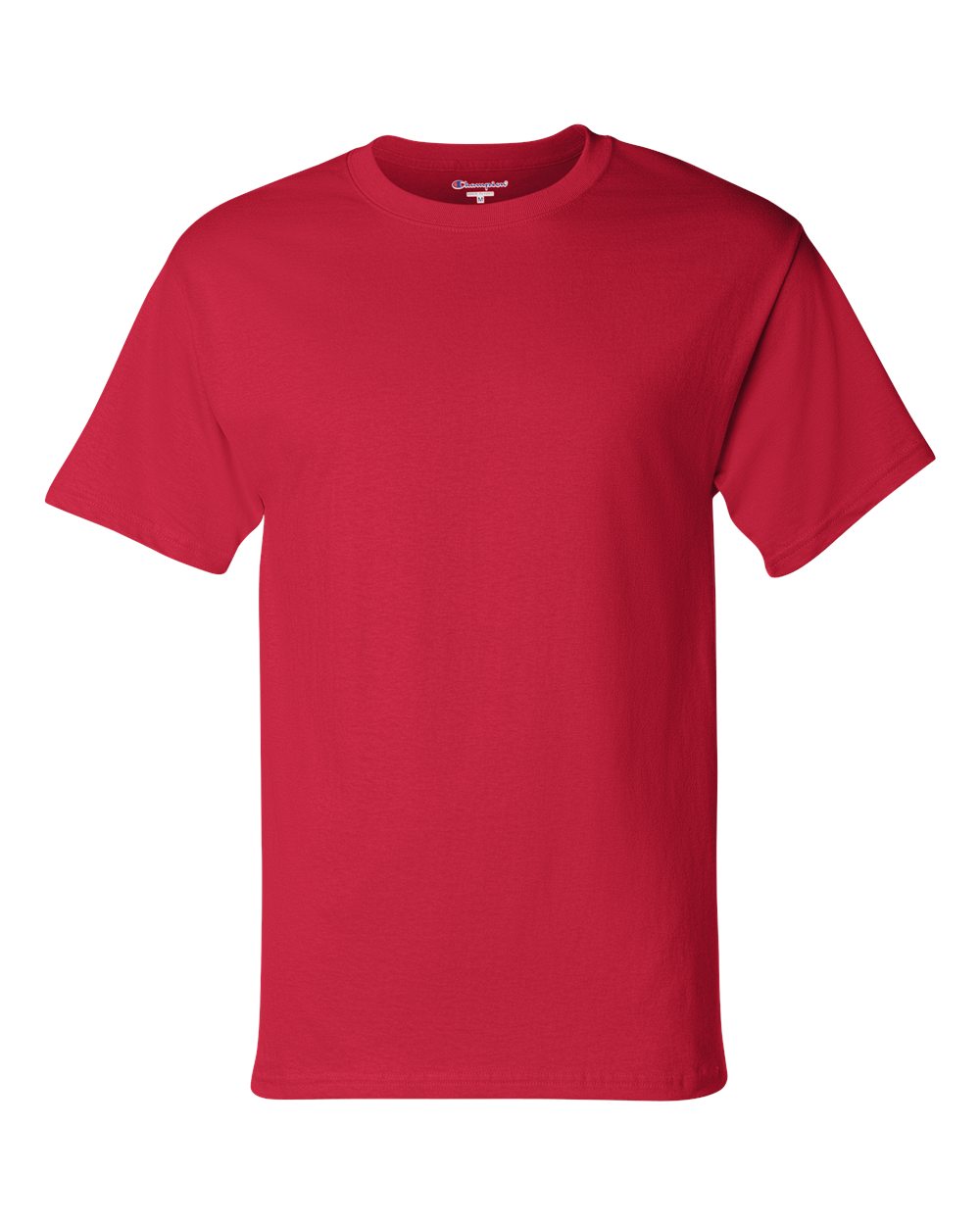 Front View of Red T-Shirt - T425