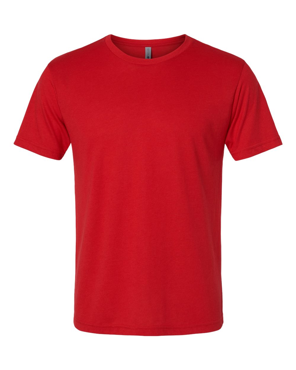 Front View of Red Triblend T-Shirt - 6010