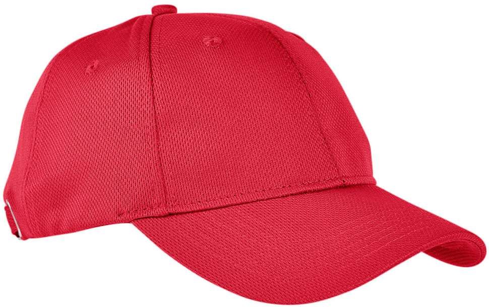 Front View of Red Velocity Cap - VE101