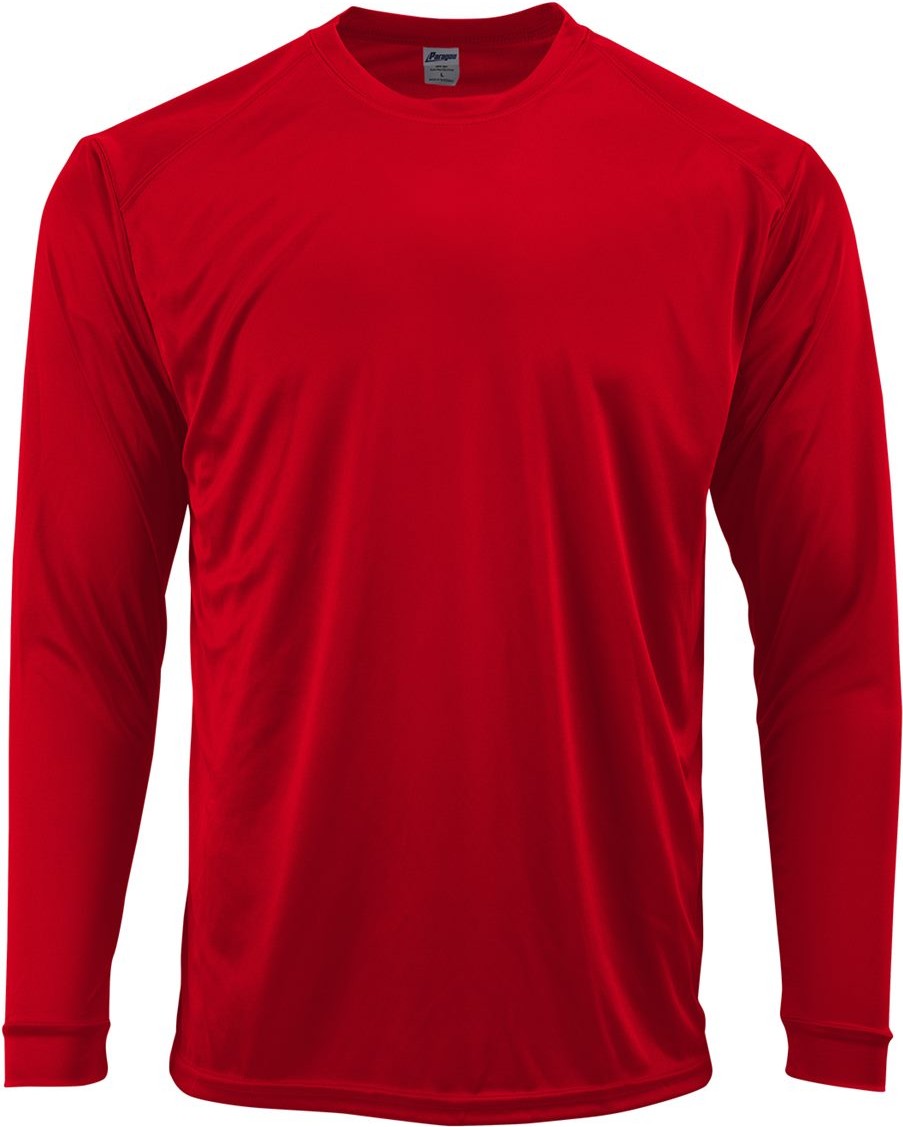 Red Youth Long Islander Performance Long Sleeve T-Shirt - 218Y
