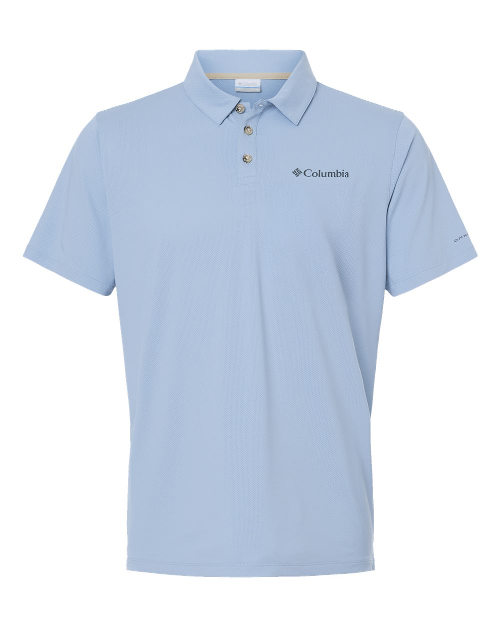 Front View of Ripple Blue Tech Trail™ Utility Polo - 211856