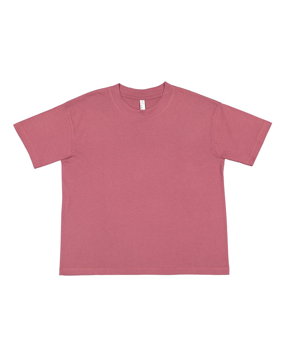 Front View of Rouge Relaxed Crew Tee - 3520