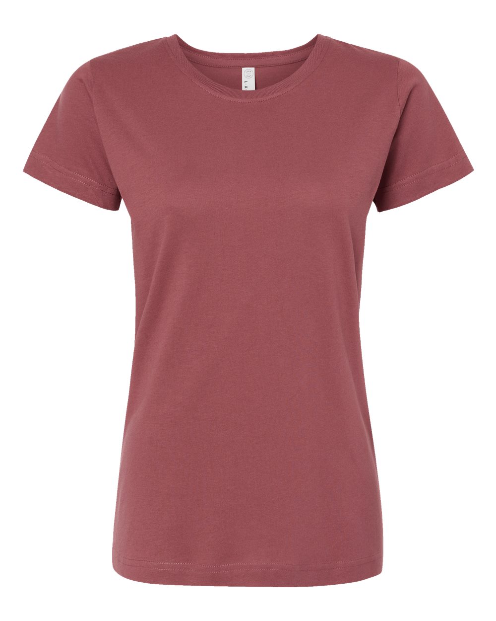 Front View of Rouge Women's Fine Jersey Tee - 3516