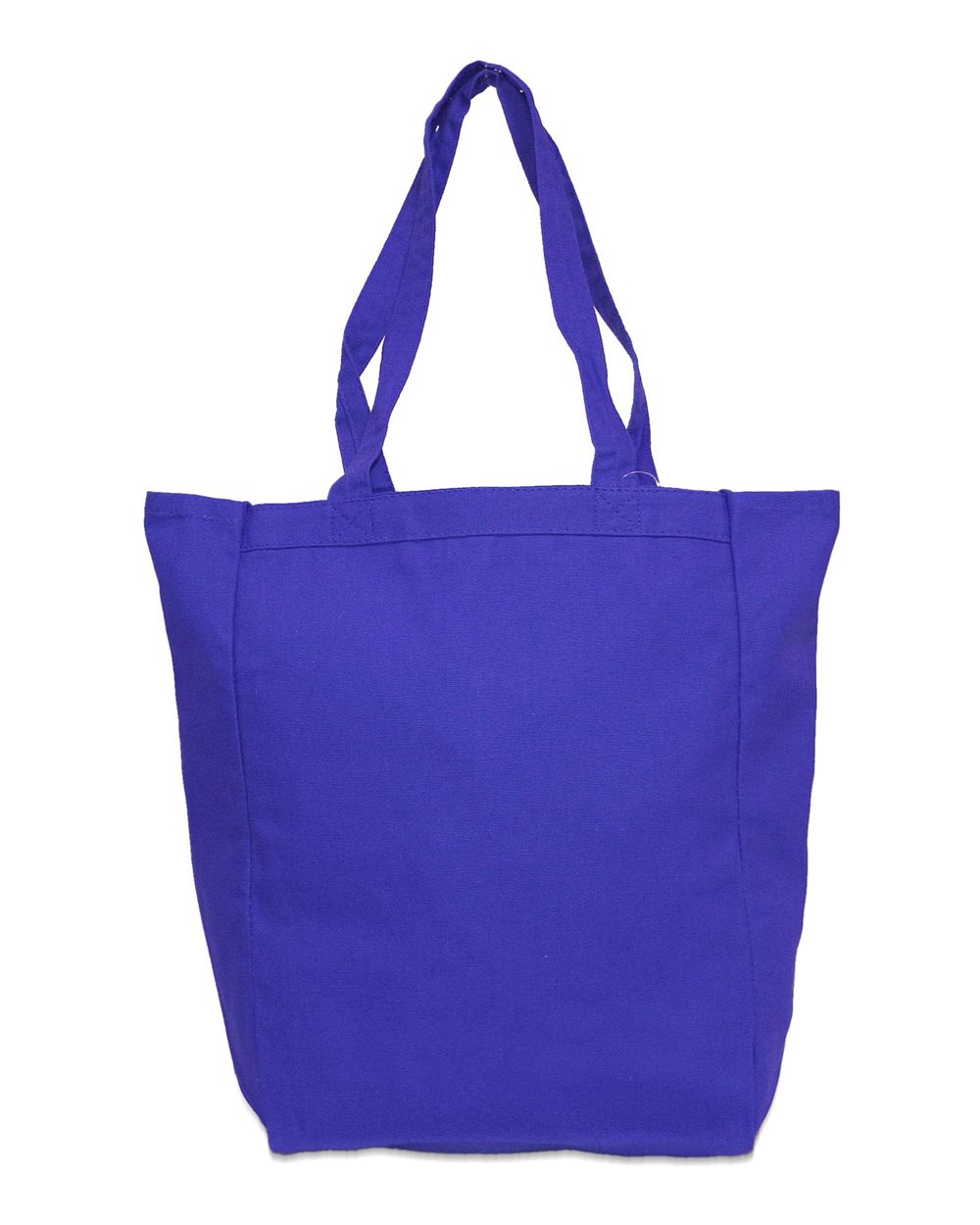 Front View of Royal Allison Cotton Canvas Tote - 9861