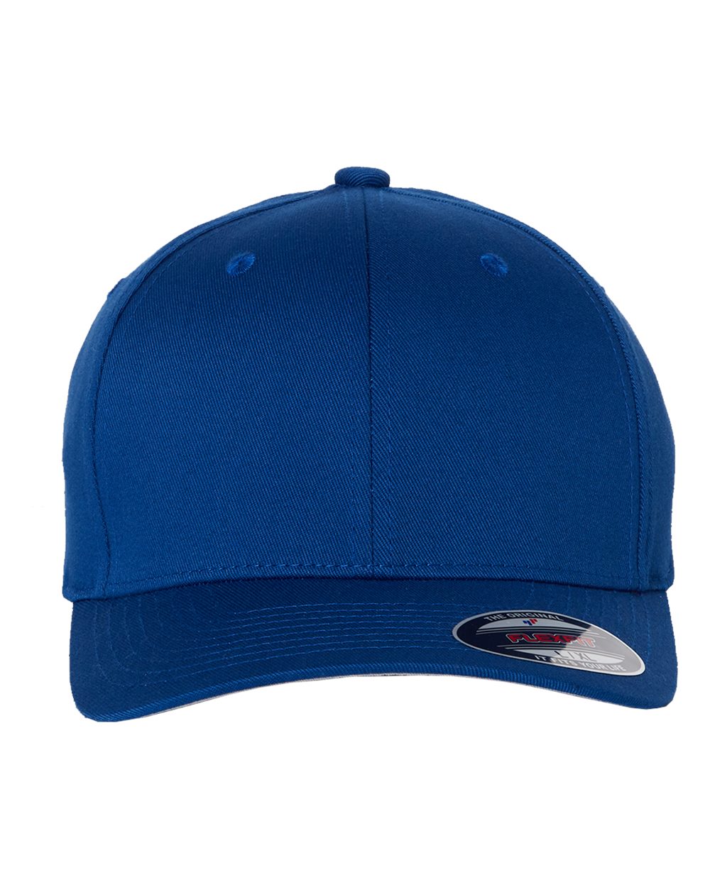 Front View of Royal Blue Cotton Blend Cap - 6277