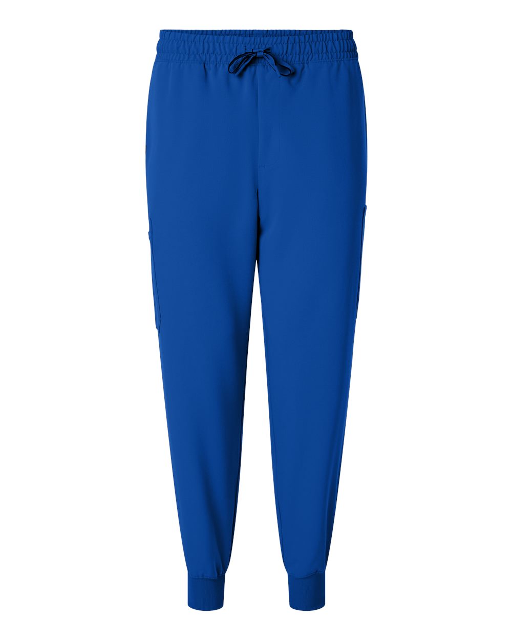 Front View of Royal Blue Osmo 8-Pocket Scrub Joggers - M20002