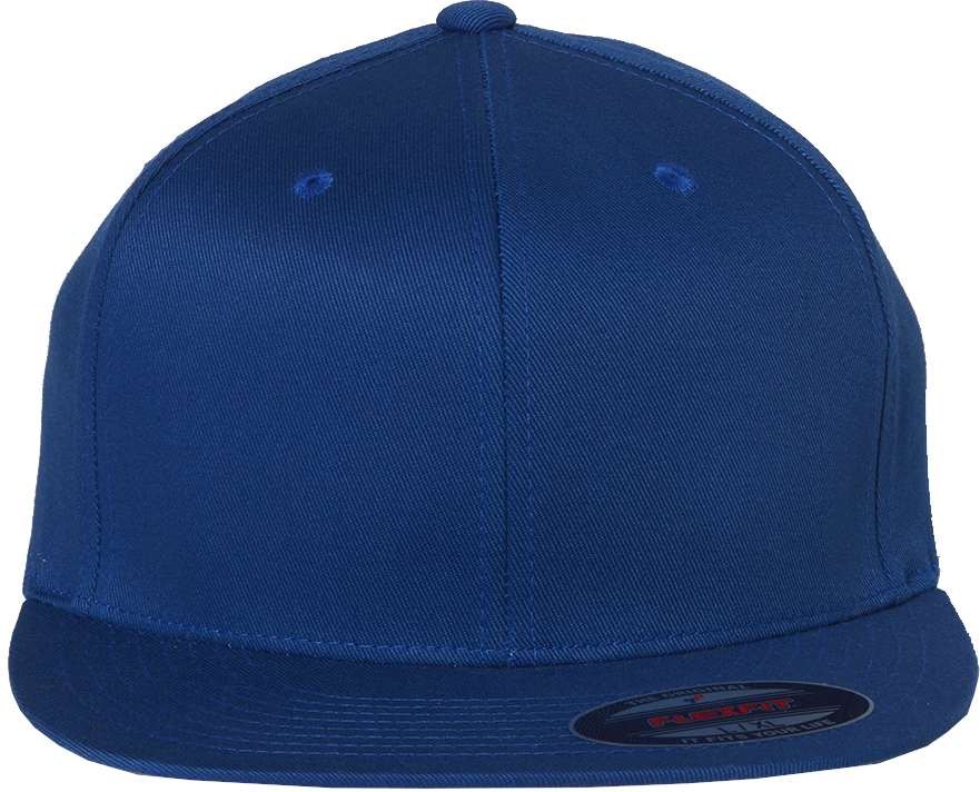 Front View of Royal Blue Pro-Baseball On Field Cap - 6297F