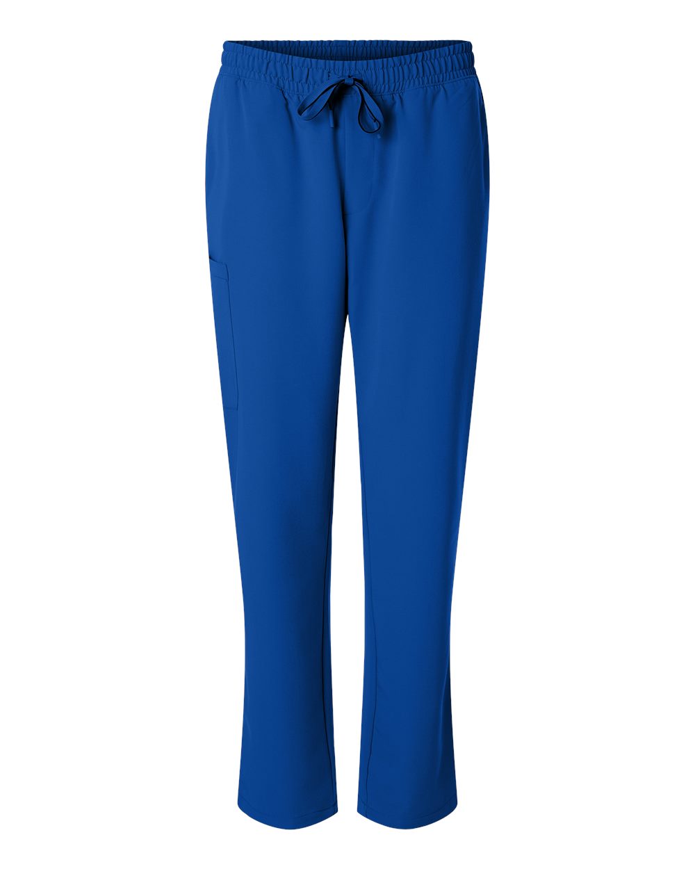 Front View of Royal Blue Rhodes Everyday Straight-Leg Scrub Pants - M20001