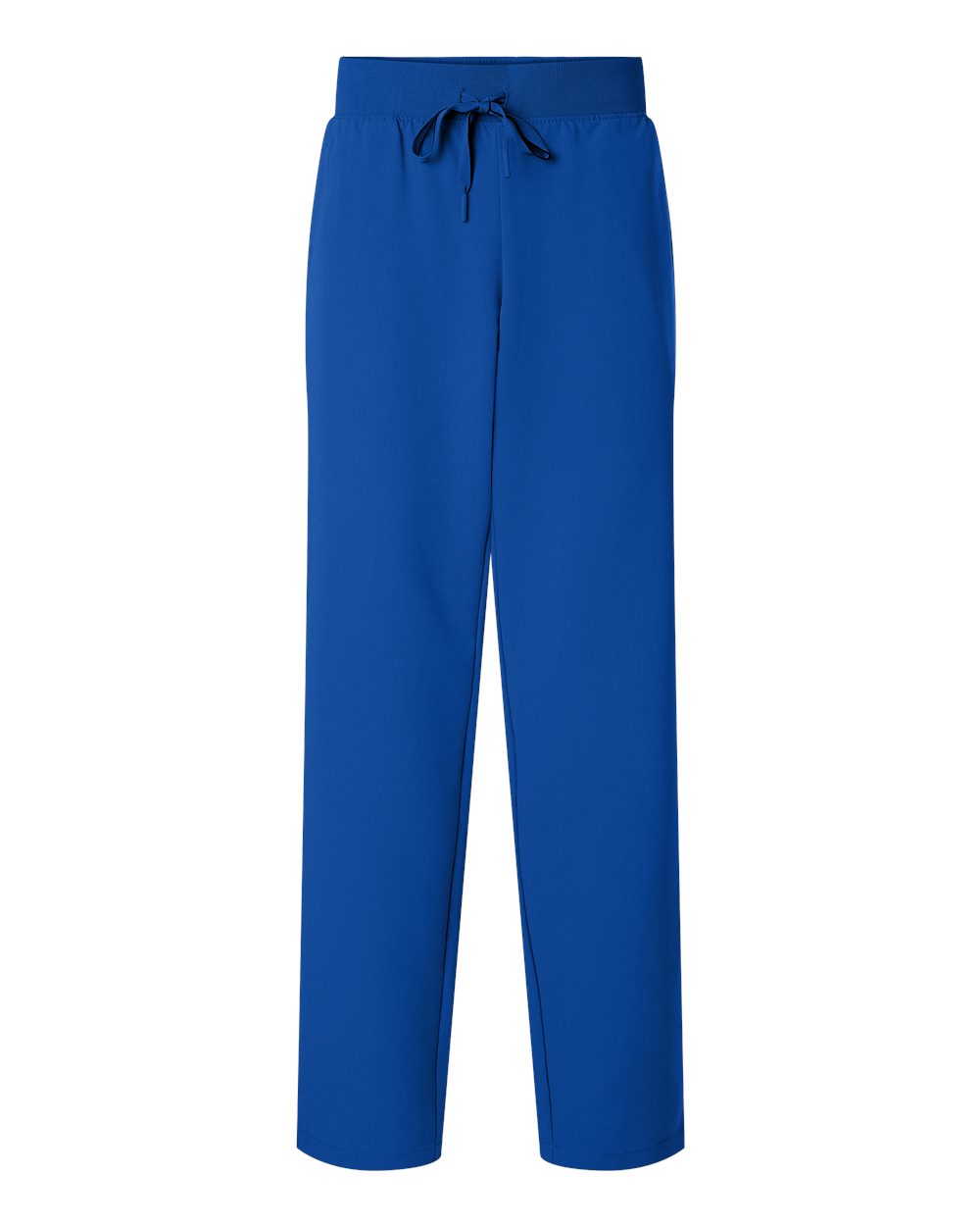 Front View of Royal Blue Women's Xenos Essential Knit-Waist Scrub Pants - W20001