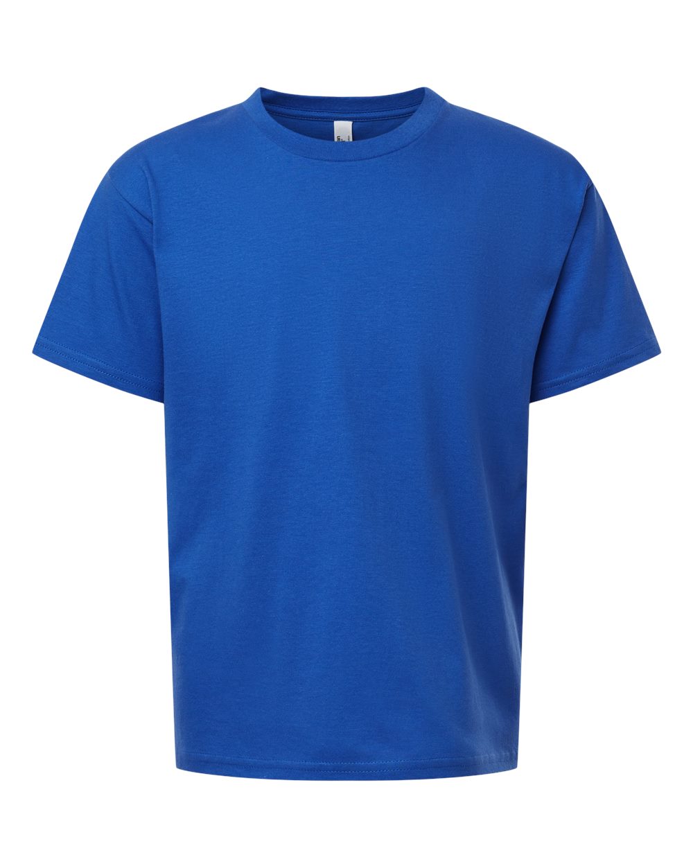 Front View of Royal Blue Youth Fine Jersey Tee - 2001Y
