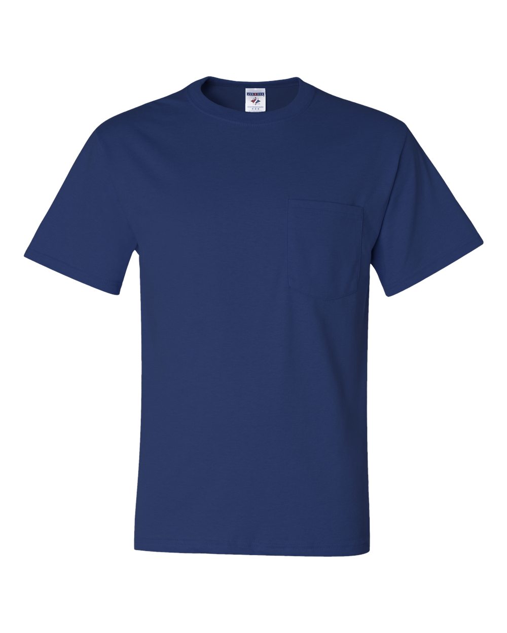 Front View of Royal Dri-Power® 50/50 Pocket T-Shirt - 29MPR