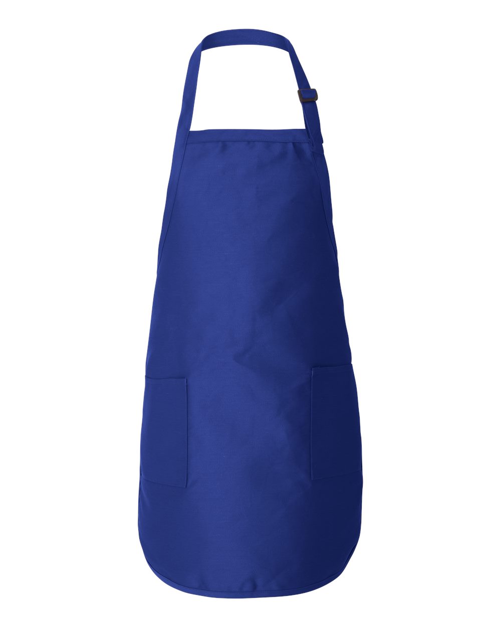 Front View of Royal Full-Length Apron with Pockets - Q4350