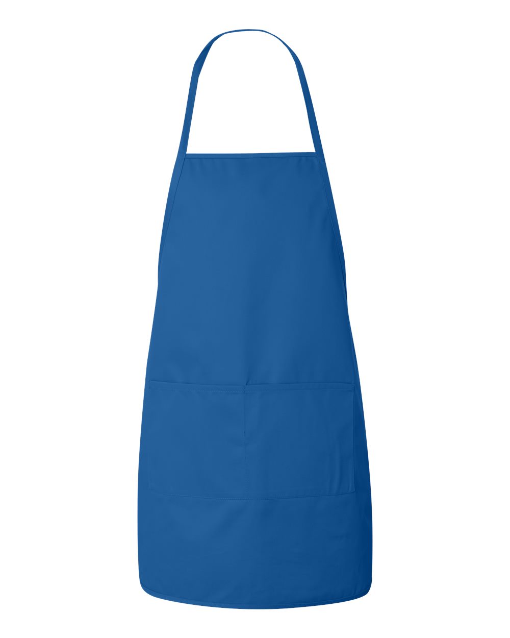 Front View of Royal Long Butcher Block Apron - 5505