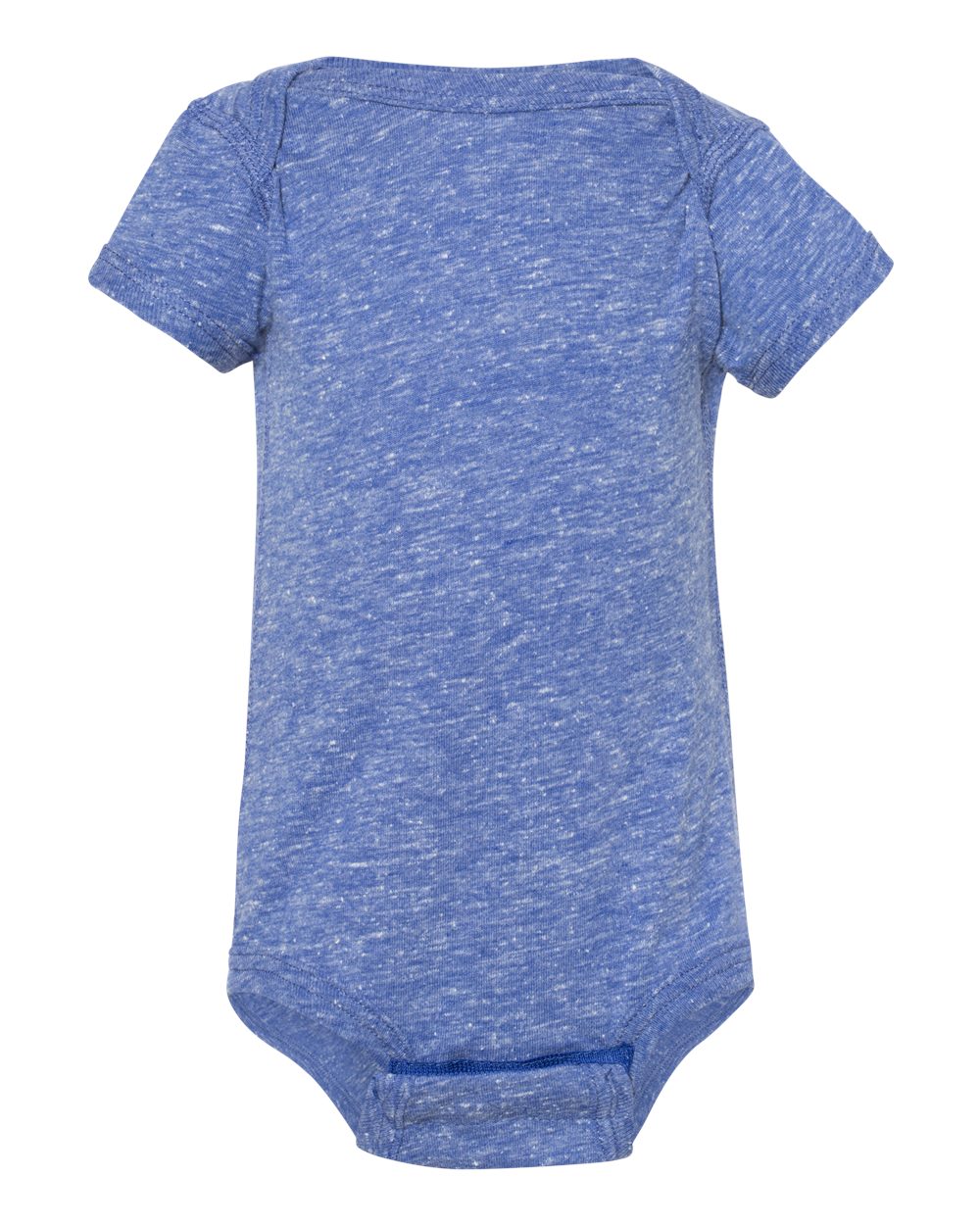 Front View of Royal Melange Infant Harborside Mélange Bodysuit - 4491