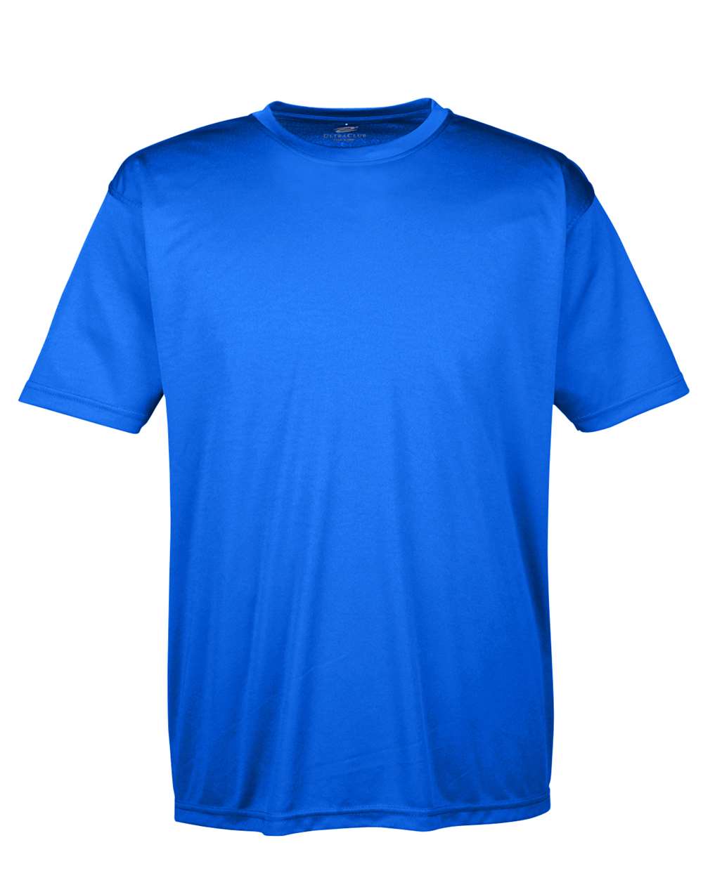 Front View of Royal Men's Cool & Dry Sport Performance Interlock T-Shirt - 8420