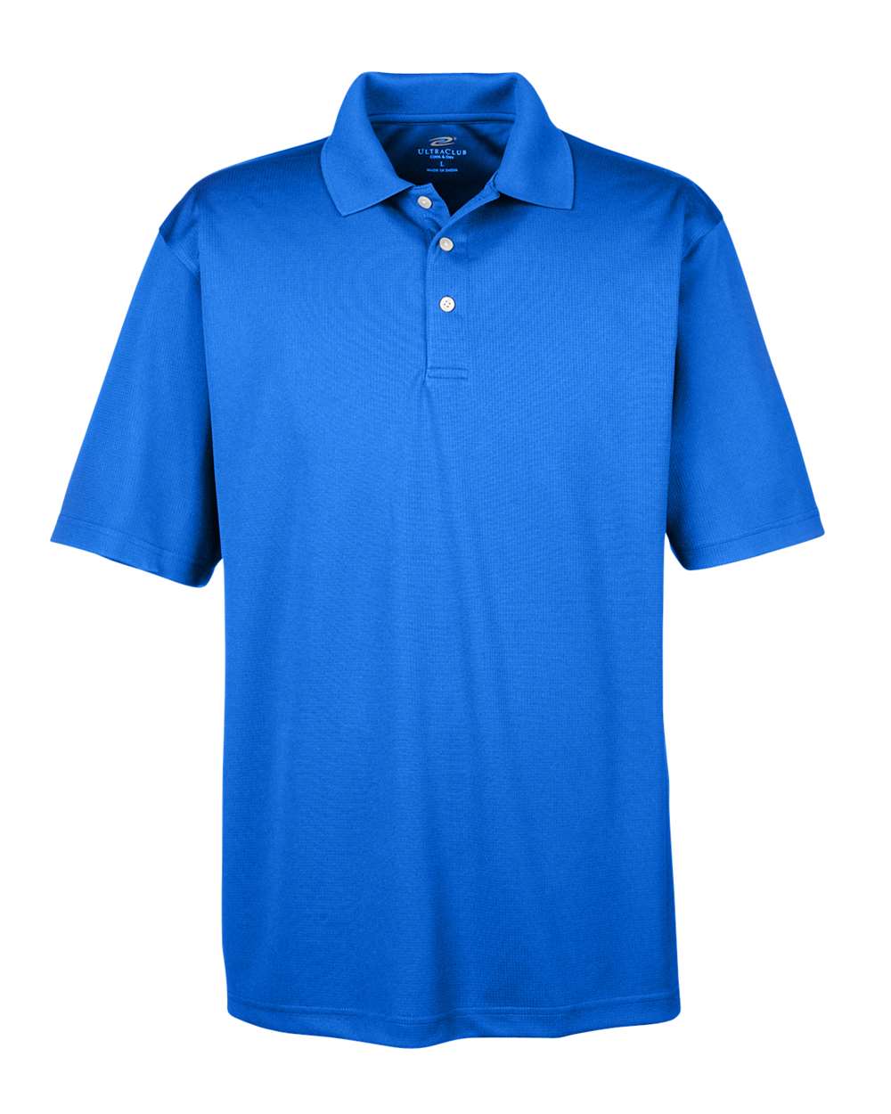 Front View of Royal Men's Cool & Dry Stain-Release Performance Polo - 8445