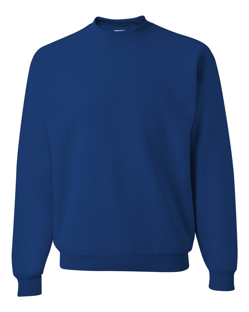 Front View of Royal NuBlend® Crewneck Sweatshirt - 562MR