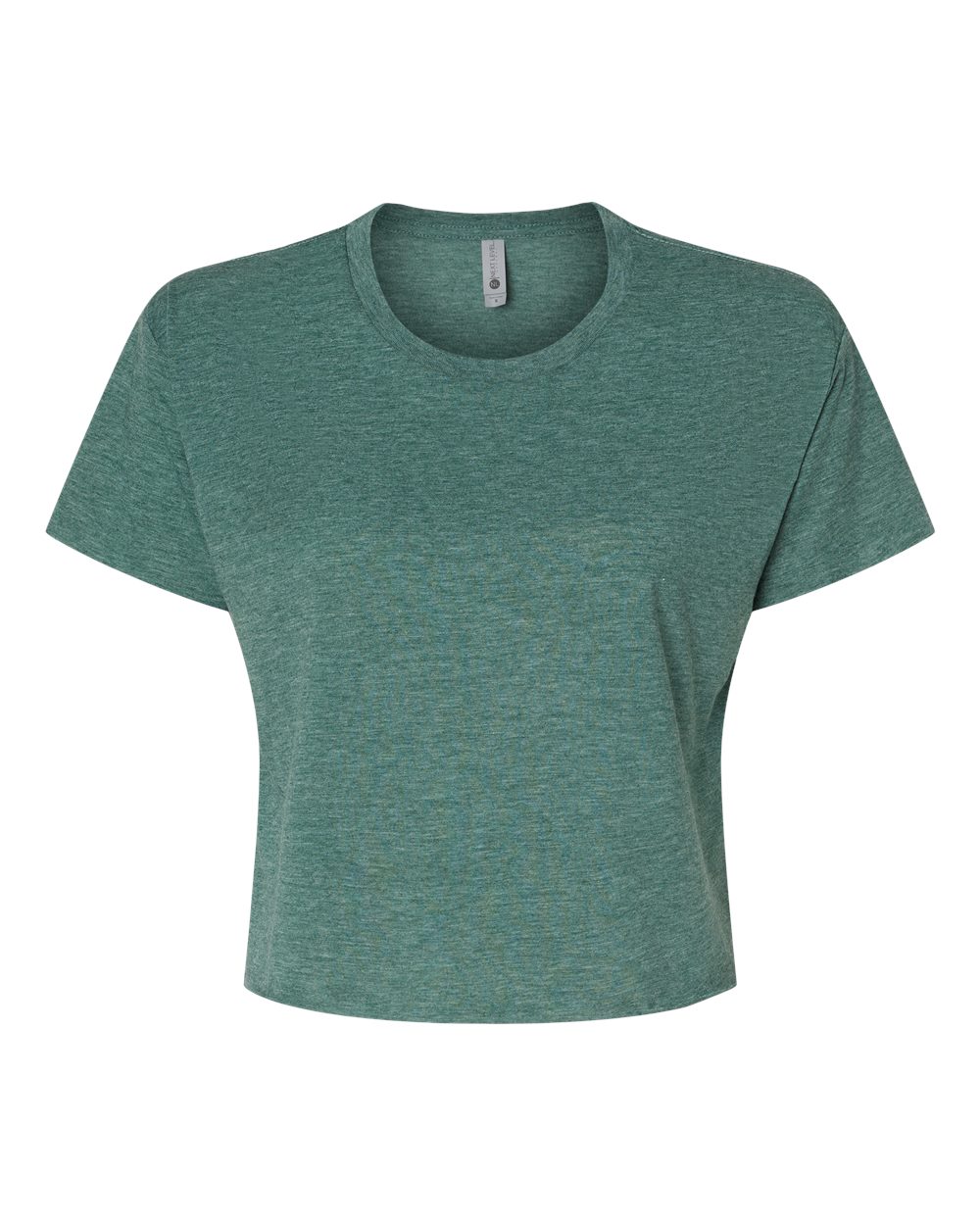 Front View of Royal Pine Women's Festival Crop Top - 5080