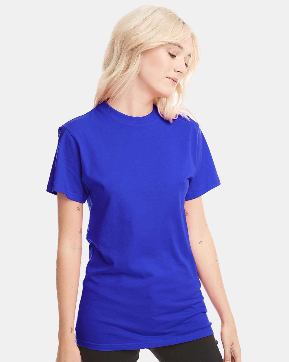 Front View of Royal Power Crew Short Sleeve Tee - 7410S