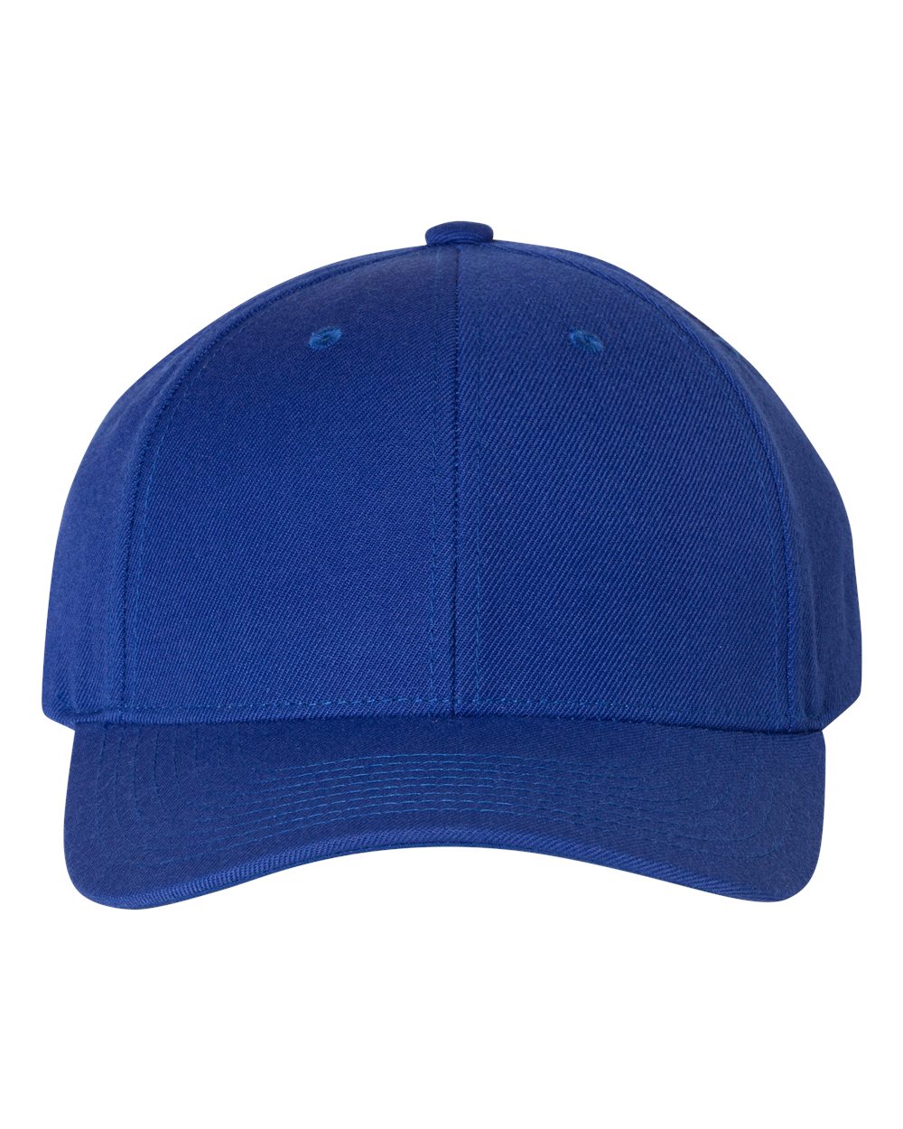 Front View of Royal Premium Curved Bill Snapback Cap - 6789M