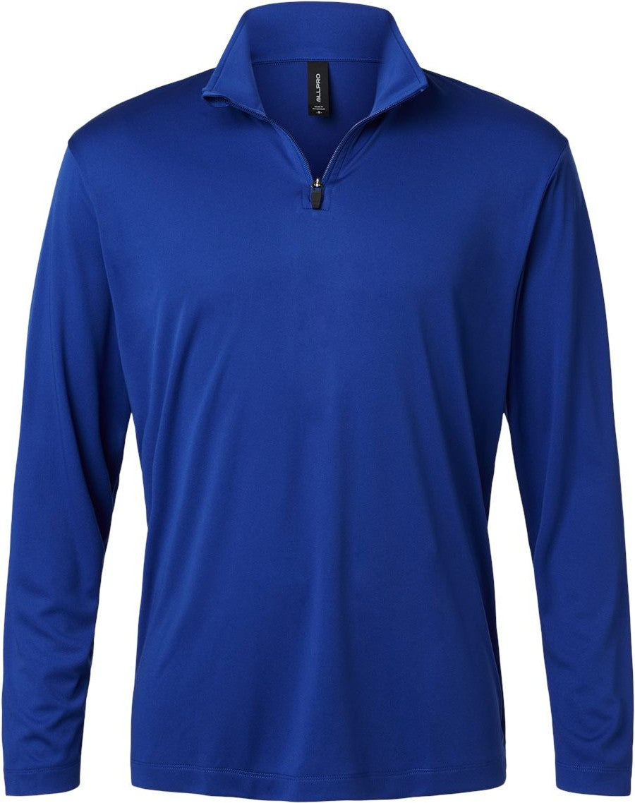 Front View of Royal Pro-Lock Performance Quarter-Zip Pullover - 41870
