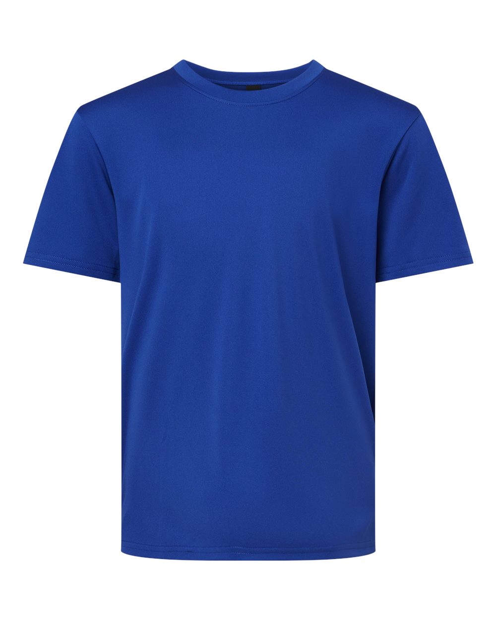 Front View of Royal Pro-Lock Youth Performance T-Shirt - 48000Y